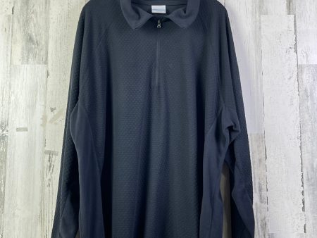 Athletic Top Long Sleeve Collar By Columbia In Black, Size: 3x Online Sale