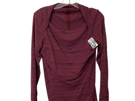 Athletic Top Long Sleeve Collar By Lululemon In Purple, Size: M on Sale