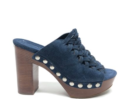 Shoes Heels Block By Michael By Michael Kors In Navy, Size: 6.5 For Cheap