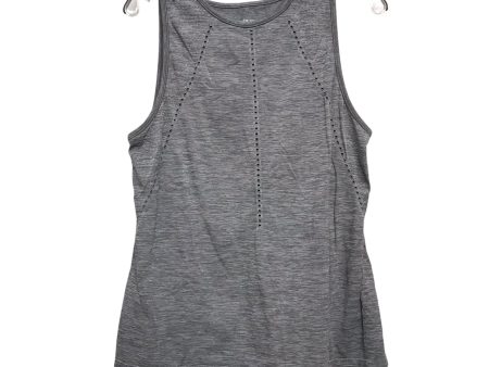 Athletic Tank Top By Athleta In Grey, Size:M For Cheap