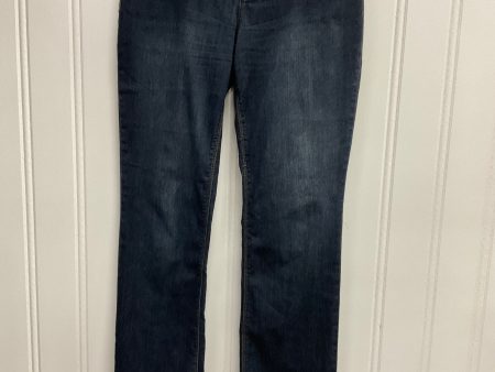 Jeans Straight By Natural Reflections In Blue Denim, Size: 10l Sale