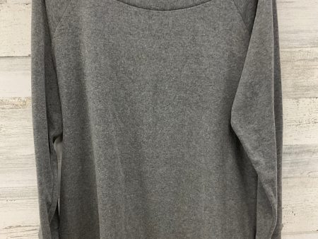 Athletic Top Long Sleeve Collar By Cmc In Grey, Size: Xl For Discount