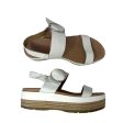 April Platform Sandals In Cream Leather Ugg, Size 10 Online now