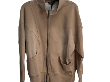 Athletic Jacket By Clothes Mentor In Tan, Size: S Discount