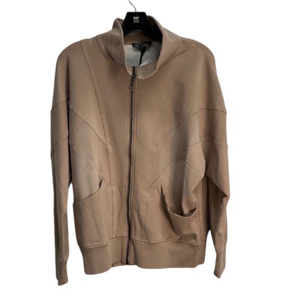 Athletic Jacket By Clothes Mentor In Tan, Size: S Discount