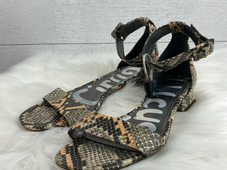 Shoes Heels Block By Sam Edelman In Snakeskin Print, Size: 7.5 Supply