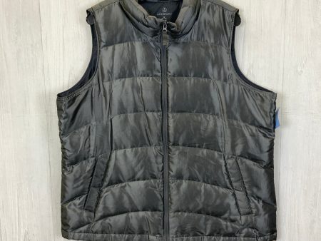 Vest Puffer & Quilted By Lands End In Grey, Size: 1x For Cheap