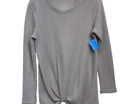 Top Ls By Yue YiLang In Grey, Size:S Fashion