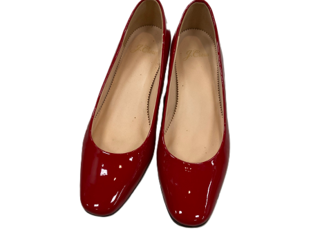 Shoes Heels Block By J. Crew In Red, Size: 6 Sale