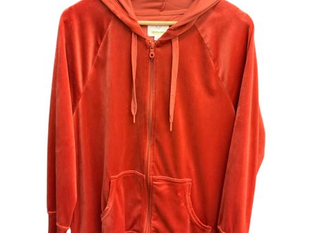 Athletic Jacket By Clothes Mentor In Orange, Size: S For Cheap