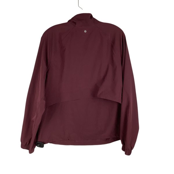 Athletic Jacket By Layer 8 In Maroon, Size: L Sale