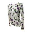 Silk   Cashmere Sweater By Equipment In Floral Print, Size: Xs Discount