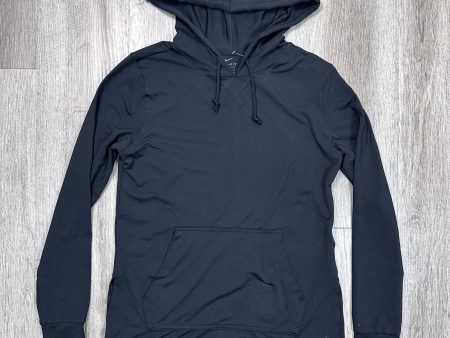 Athletic Top Long Sleeve Hoodie By Nike Apparel In Black, Size: S For Discount