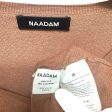 Daphnis Liquid Silk Cashmere V-Neck Open Sleeve Pullover By Nadaam In Mauve, Size: L For Sale