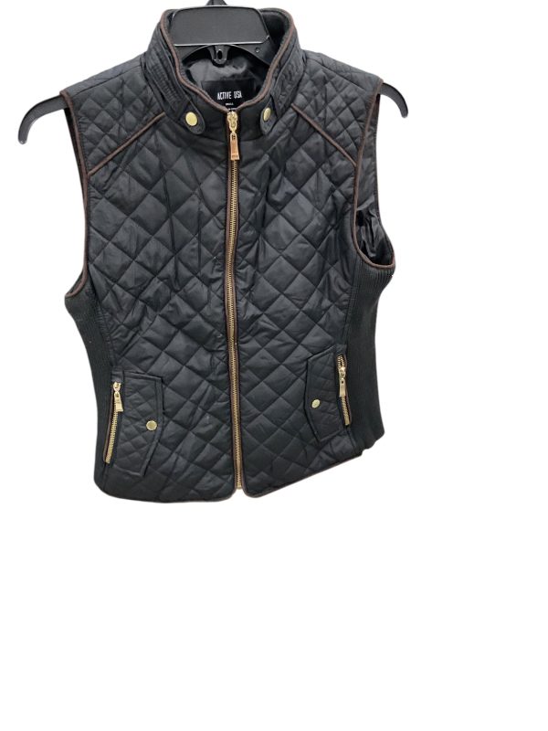 Vest Puffer & Quilted By Active Usa In Black, Size: S on Sale