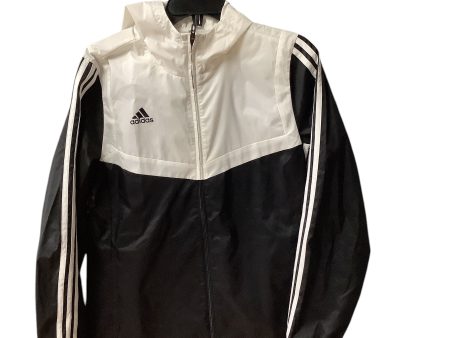 Athletic Jacket By Adidas In White, Size: M Cheap