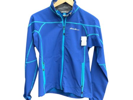 Athletic Jacket By Eddie Bauer In Blue, Size: Xs on Sale