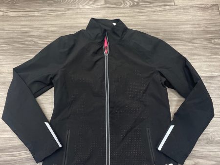 Jacket Windbreaker By New Balance In Black & Pink, Size: M Discount