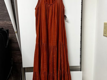 Dress Casual Maxi By Anthropologie In Bronze, Size: L Online now