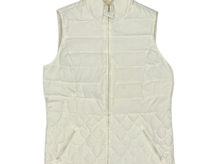 Vest Puffer & Quilted By Talbots In Cream, Size:S Sale