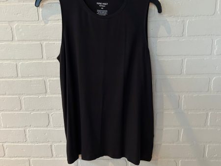 Top Sleeveless Basic By Nine West Apparel In Black, Size: M For Sale