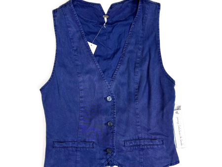 Vest Other By Young Fabulous & Broke In Blue, Size: M on Sale