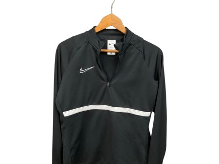 Athletic Top Long Sleeve Crewneck By Nike Apparel In Black, Size: M For Discount