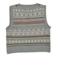 Vest Sweater By Pink Rose In Grey, Size:L Discount