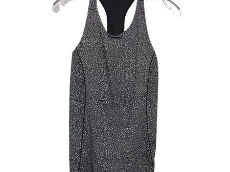 Athletic Tank Top By Lululemon In Black & White, Size:S Fashion