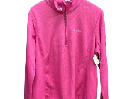 Athletic Top Long Sleeve Collar By Columbia In Pink, Size: Xxl Online