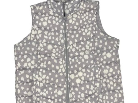 Vest Puffer & Quilted By Lands End In Grey, Size:1X Online Hot Sale