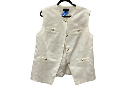 Vest Other By Talbots In Cream, Size: L Discount