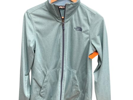 Athletic Jacket By The North Face In Teal, Size: M Discount