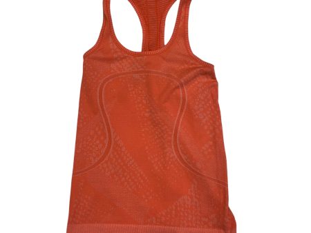 Athletic Tank Top By Lululemon In Orange, Size: 8 Sale