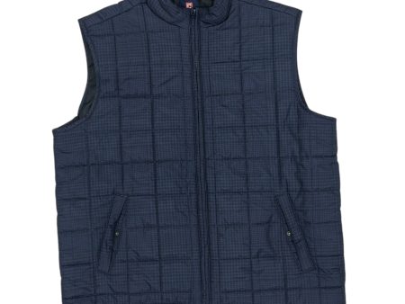 Vest Puffer & Quilted By Chaps In Black & Blue, Size:Xl Online Hot Sale